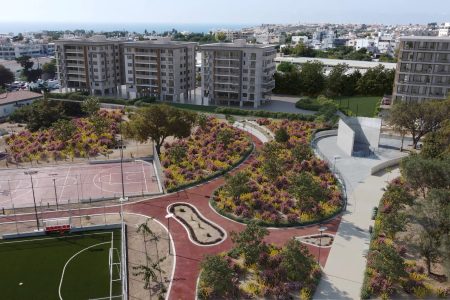 park and apartment buildings